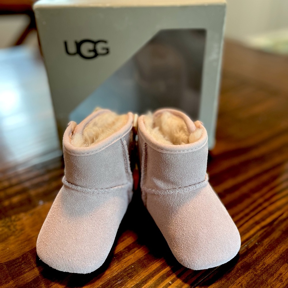 Baby Pink Jesse Bow UGGs